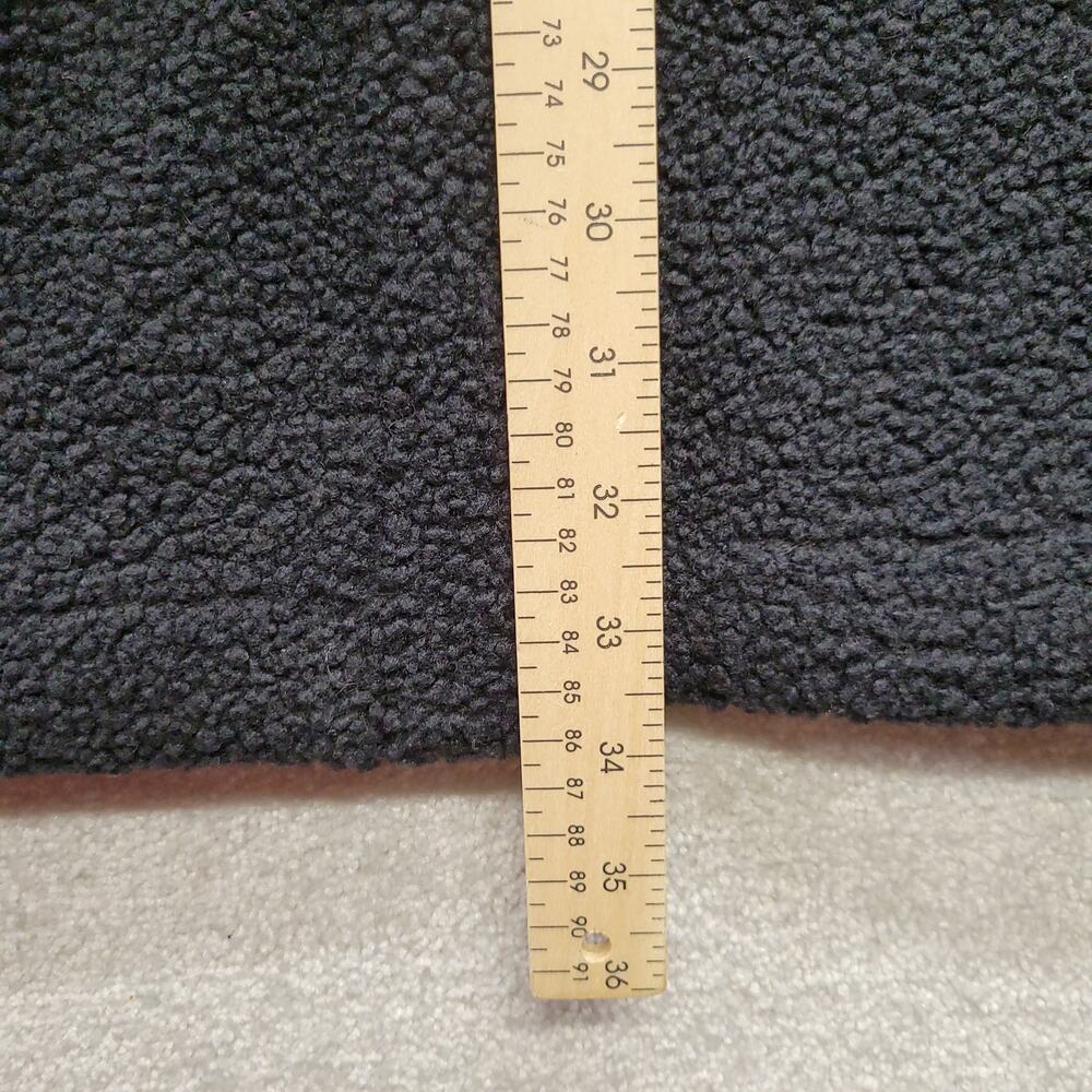 Columbia Womens XL Black Sherpa Teddy Fleece Long Coat Full Zip Jacket - Picture 6 of 8